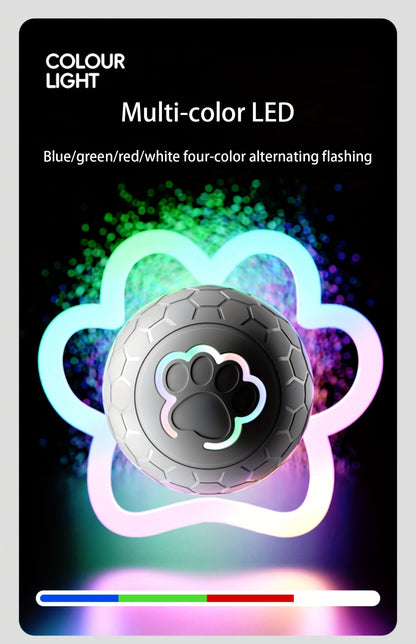 [Interactive Smart Dog Ball] Interactive Smart Dog Ball - 1-Pack 56mm/2.22in Auto Jump & Play Fetch Toy | Type-C Rechargeable, Long-Lasting Battery, Pixelated Design for Puppy Training & Playtime, USB Rechargeable, Userfriend