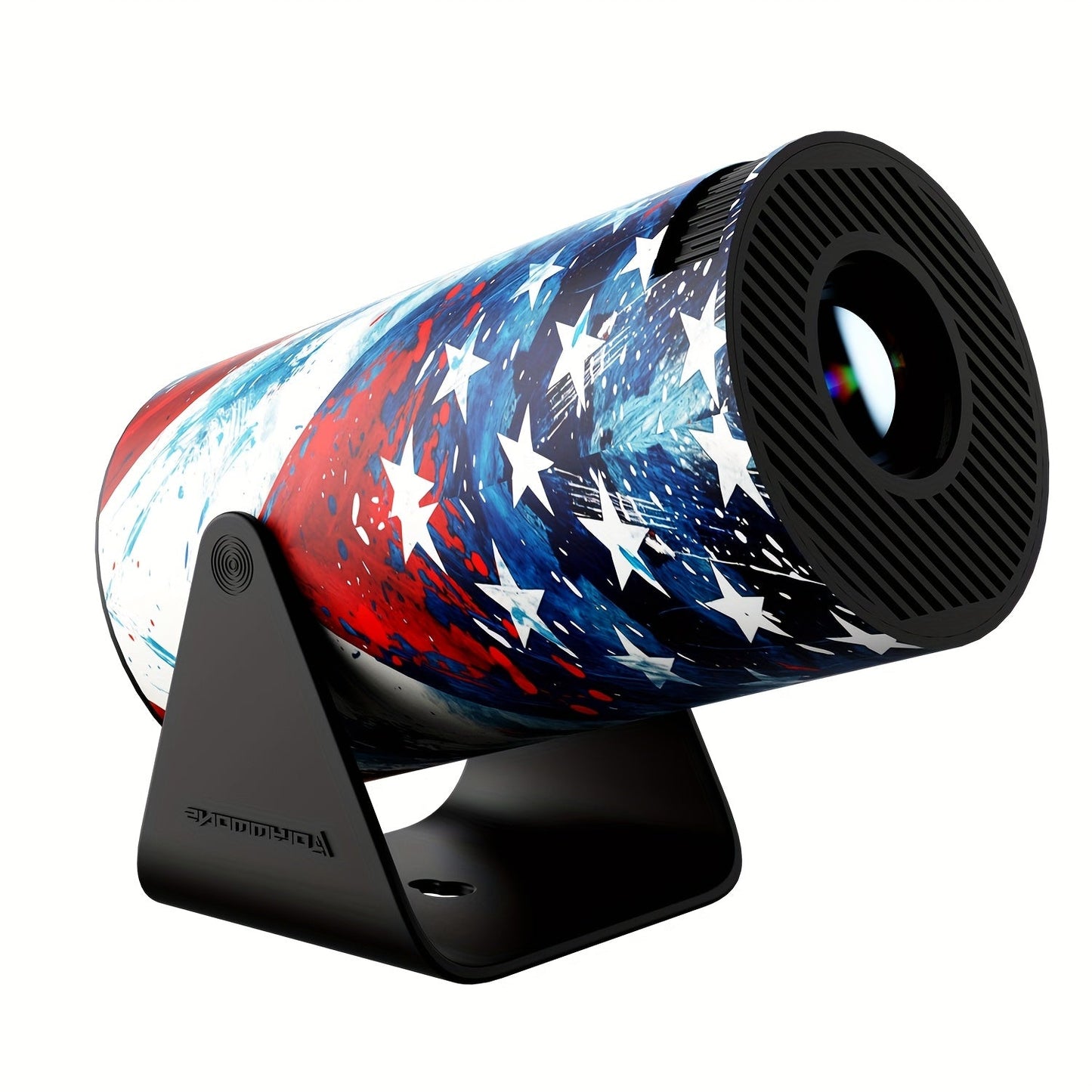 1x HY300 Pro Mini Portable Projector with Android 11.0 OS, 4K/1080P Smart Projector, Built-in Speakers, 180° Screen Rotation, Compatible with Netflix/YouTube/Hulu, Plug & Play Home Theater Projector for PC/Laptop-Free Movies