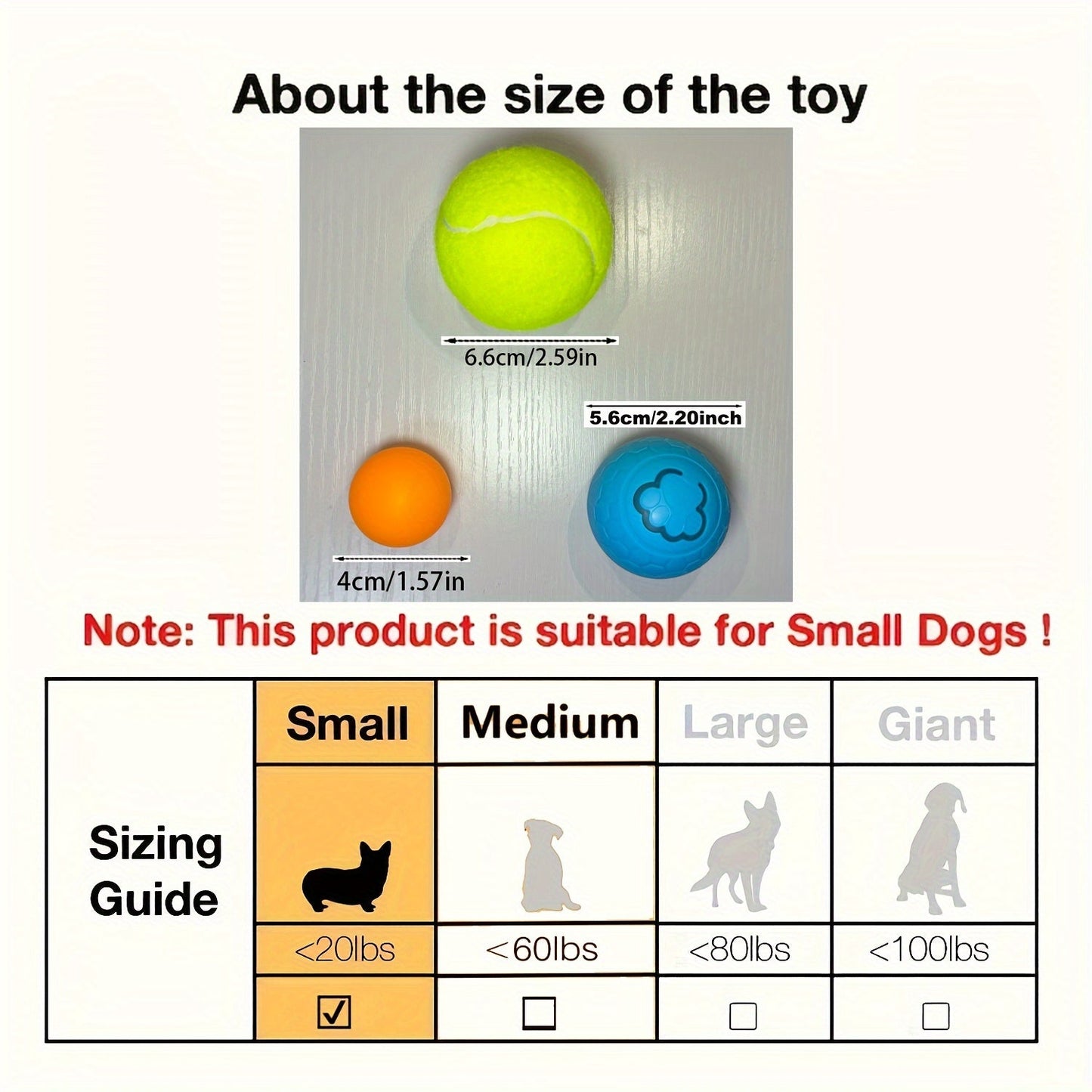 [Interactive Smart Dog Ball] Interactive Smart Dog Ball - 1-Pack 56mm/2.22in Auto Jump & Play Fetch Toy | Type-C Rechargeable, Long-Lasting Battery, Pixelated Design for Puppy Training & Playtime, USB Rechargeable, Userfriend