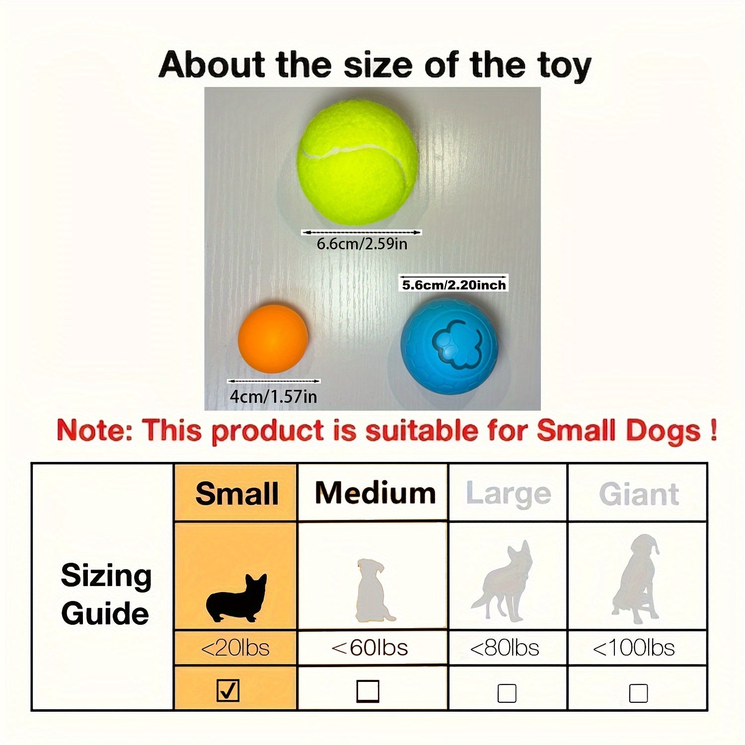 [Interactive Smart Dog Ball] Interactive Smart Dog Ball - 1-Pack 56mm/2.22in Auto Jump & Play Fetch Toy | Type-C Rechargeable, Long-Lasting Battery, Pixelated Design for Puppy Training & Playtime, USB Rechargeable, Userfriend