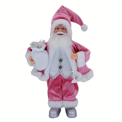 [30cm Santa Claus Ornament] 30Cm Standing Santa Claus Christmas Ornament | Christmas Scene Decoration for Halloween, Fall Home Decor, Collectible Figurine