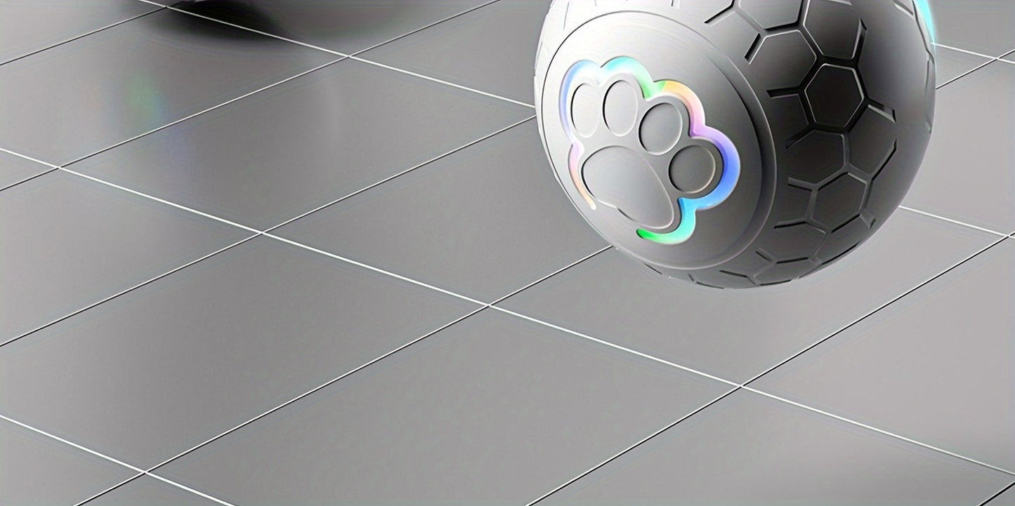 [Interactive Smart Dog Ball] Interactive Smart Dog Ball - 1-Pack 56mm/2.22in Auto Jump & Play Fetch Toy | Type-C Rechargeable, Long-Lasting Battery, Pixelated Design for Puppy Training & Playtime, USB Rechargeable, Userfriend