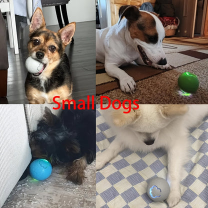 [Interactive Smart Dog Ball] Interactive Smart Dog Ball - 1-Pack 56mm/2.22in Auto Jump & Play Fetch Toy | Type-C Rechargeable, Long-Lasting Battery, Pixelated Design for Puppy Training & Playtime, USB Rechargeable, Userfriend